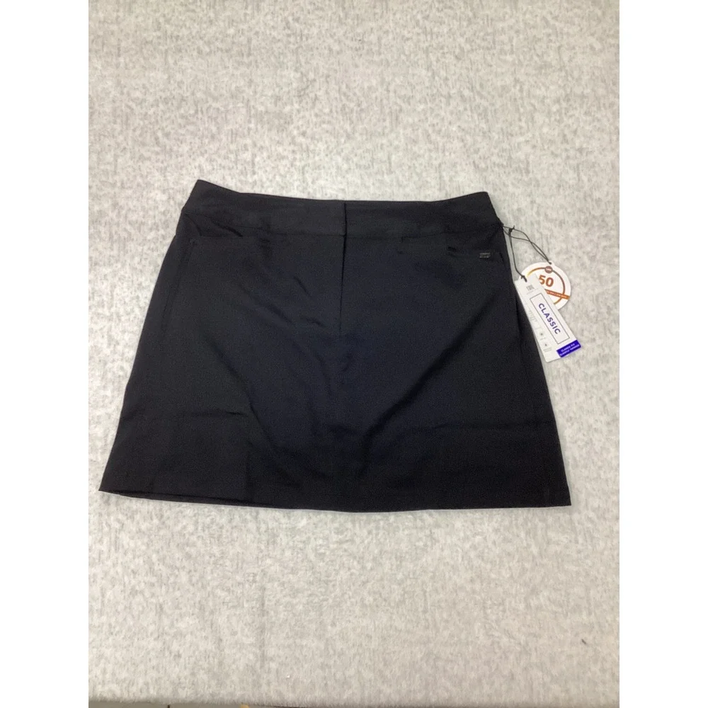 Tail Essentials Classic Skort Onyx‎ Black UPF 50 Moisture Wicking GX4355-900X 12